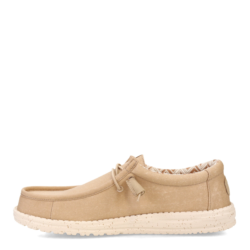 Men's Hey Dude Wally Stretch Canvas Slip-On TAN STRETCH CANVAS 40700-265