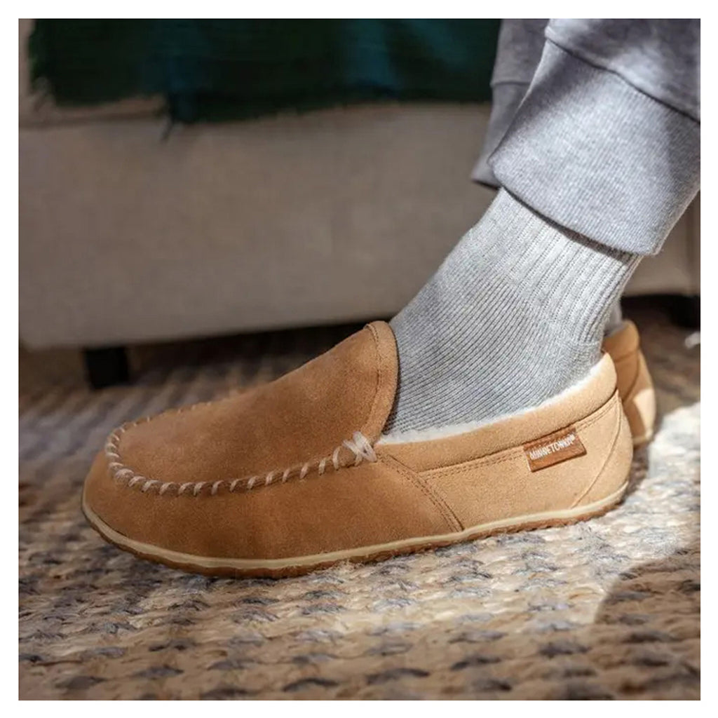 Men's Minnetonka Tilden Slipper CINNAMON 41001