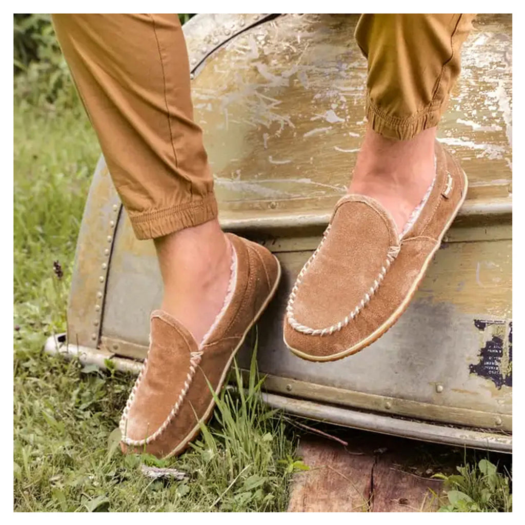 Men's Minnetonka Tilden Slipper CINNAMON 41001