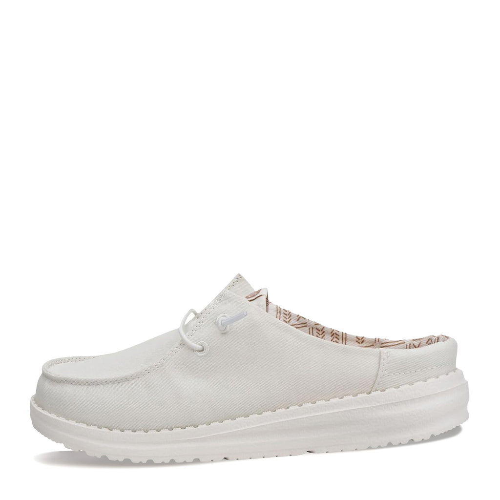 Women's Hey Dude Wendy Slip Classic Mule WHITE 41269-100