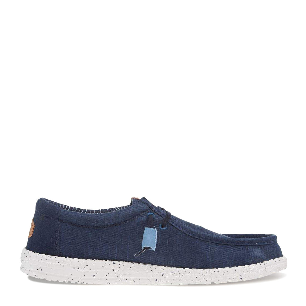 Men's Hey Dude Wally Elevated Basics Slip-On NAVY/WHITE 41866-462