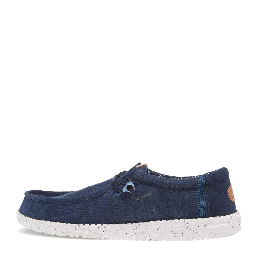 Men's Hey Dude Wally Elevated Basics Slip-On NAVY/WHITE 41866-462