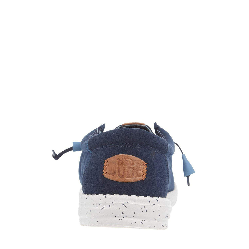 Men's Hey Dude Wally Elevated Basics Slip-On NAVY/WHITE 41866-462