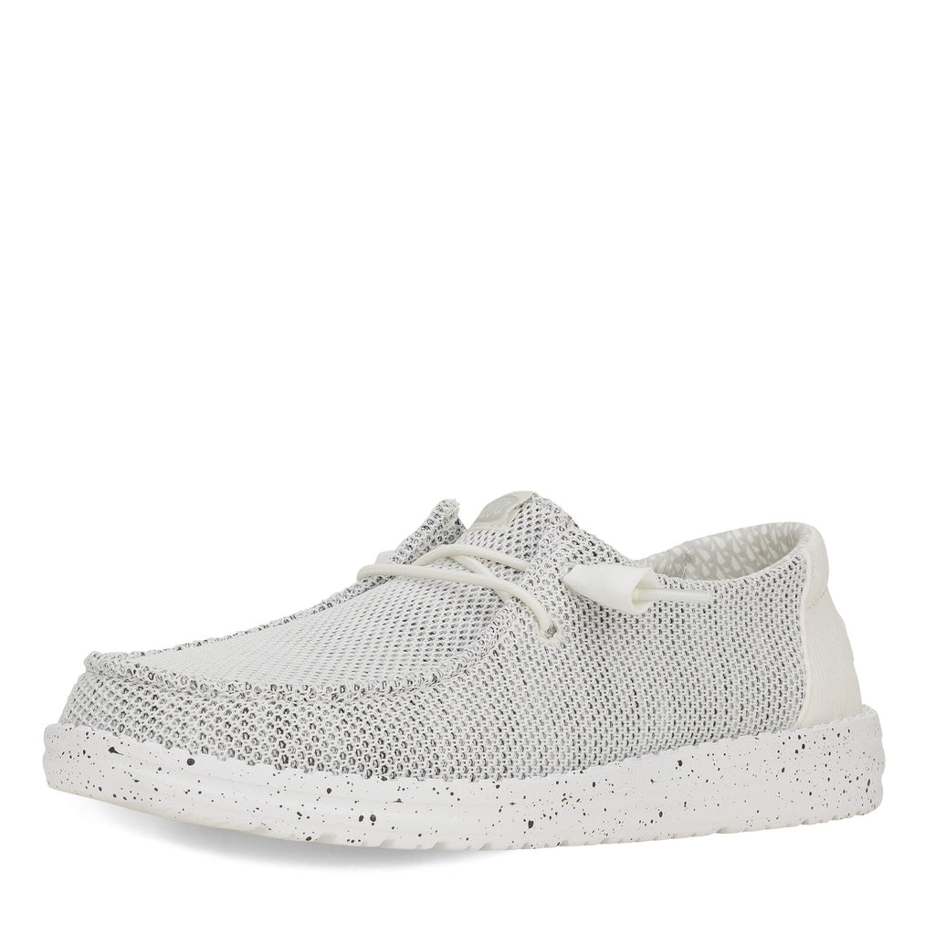Women's Hey Dude Wendy Stretch Sox Slip-On STONE WHITE 41878-1KA