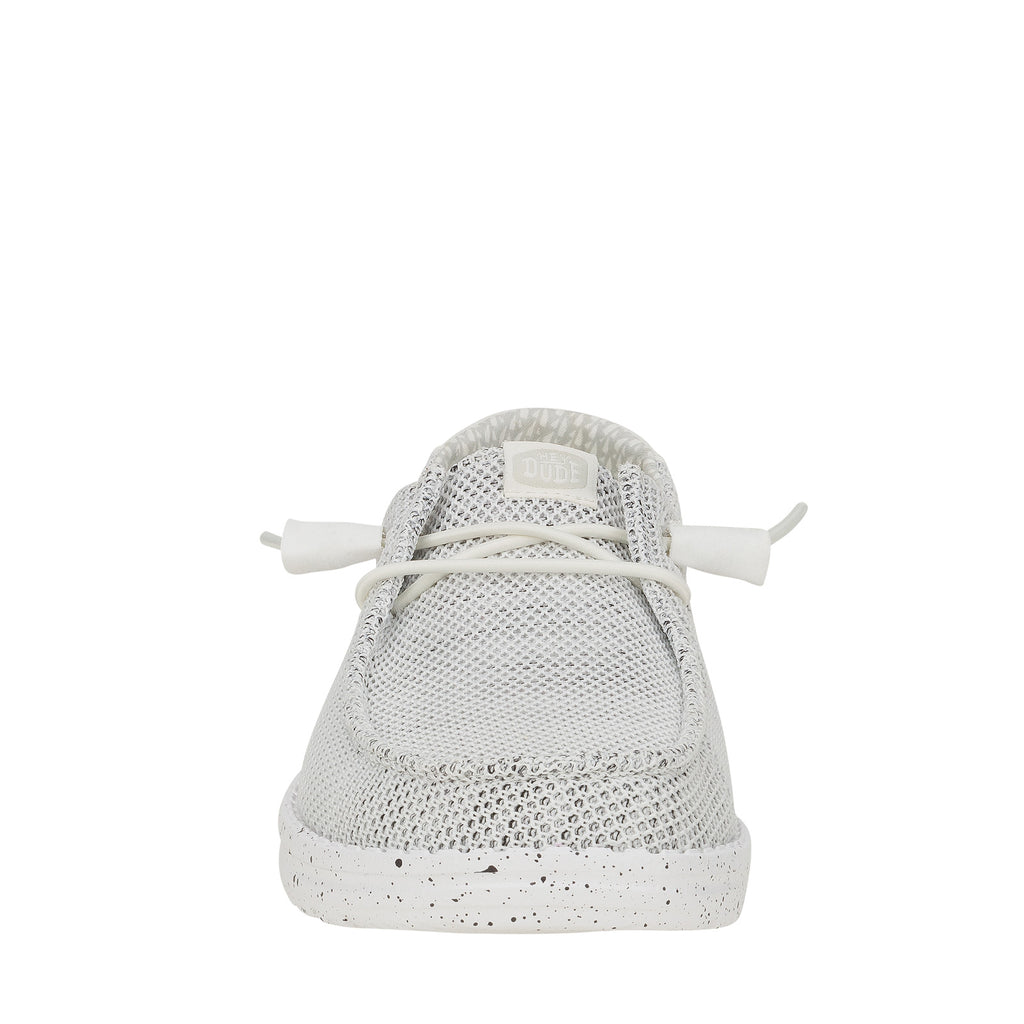 Women's Hey Dude Wendy Stretch Sox Slip-On STONE WHITE 41878-1KA