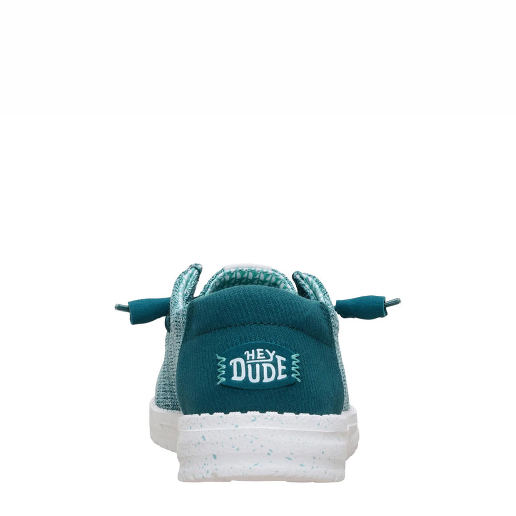 Women's Hey Dude Wendy Stretch Sox Slip-On TEAL 41878-4ZK