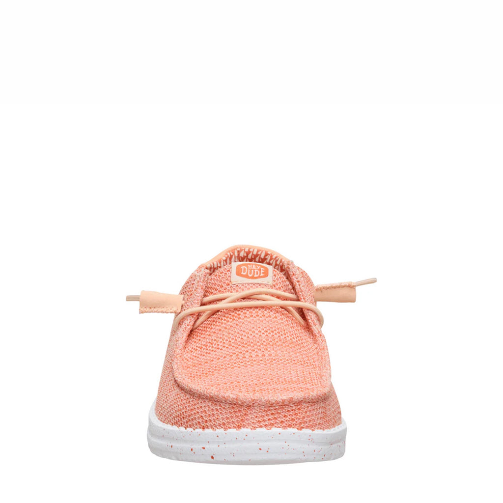 Women's Hey Dude Wendy Stretch Sox Slip-On PEACH 41878-830