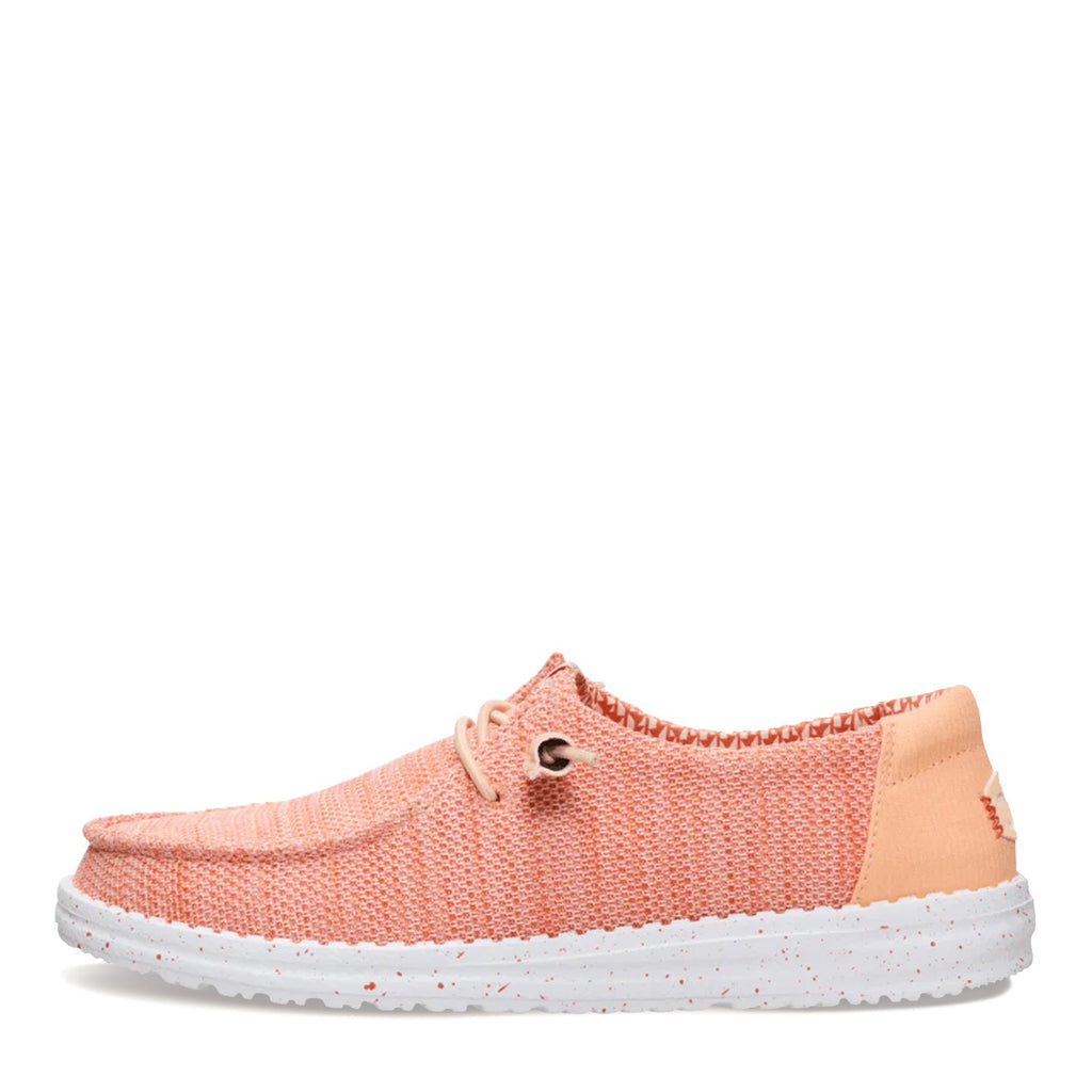 Women's Hey Dude Wendy Stretch Sox Slip-On PEACH 41878-830