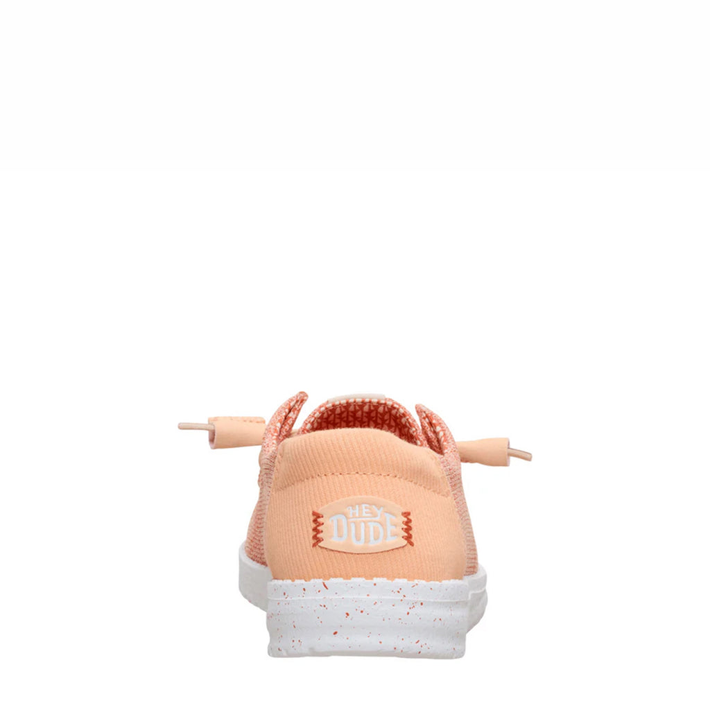 Women's Hey Dude Wendy Stretch Sox Slip-On PEACH 41878-830