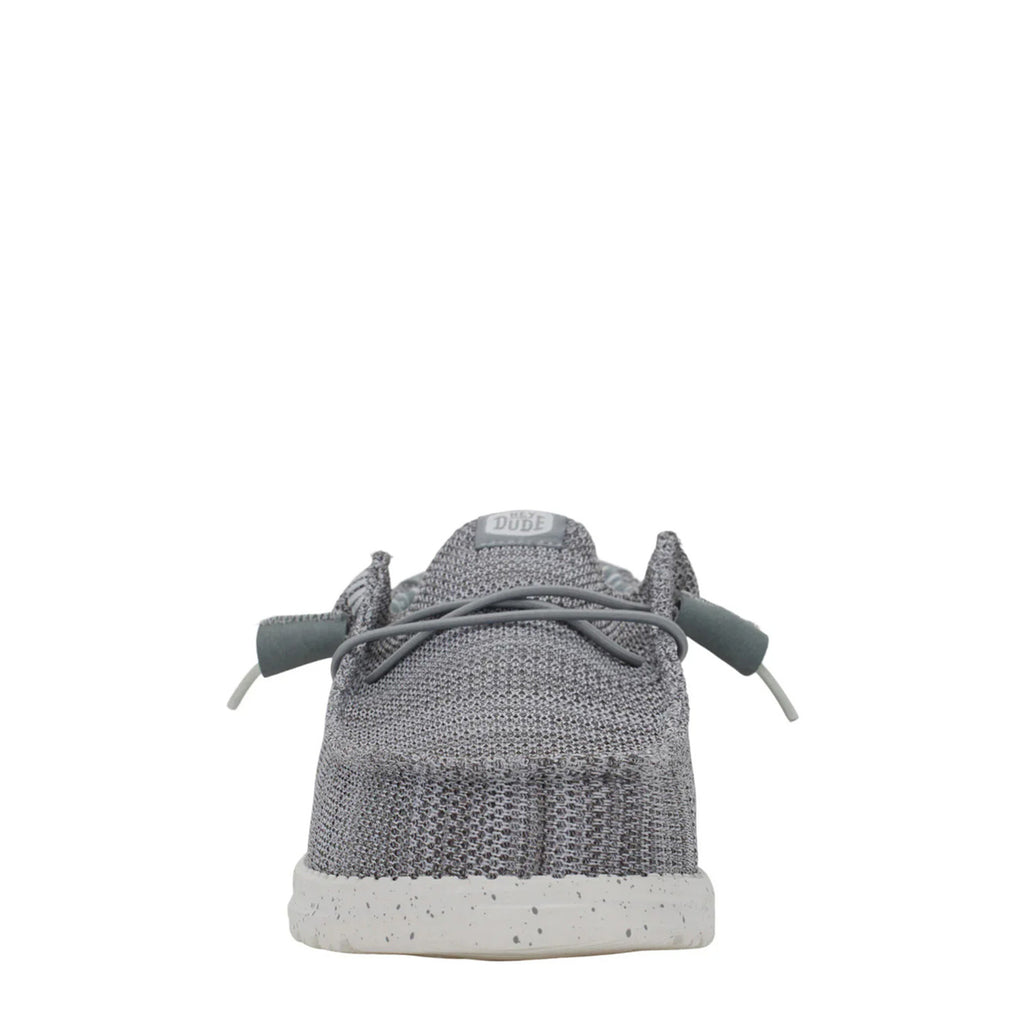 Men's Hey Dude Wally Stretch Sox Slip-On GREY 41898-030