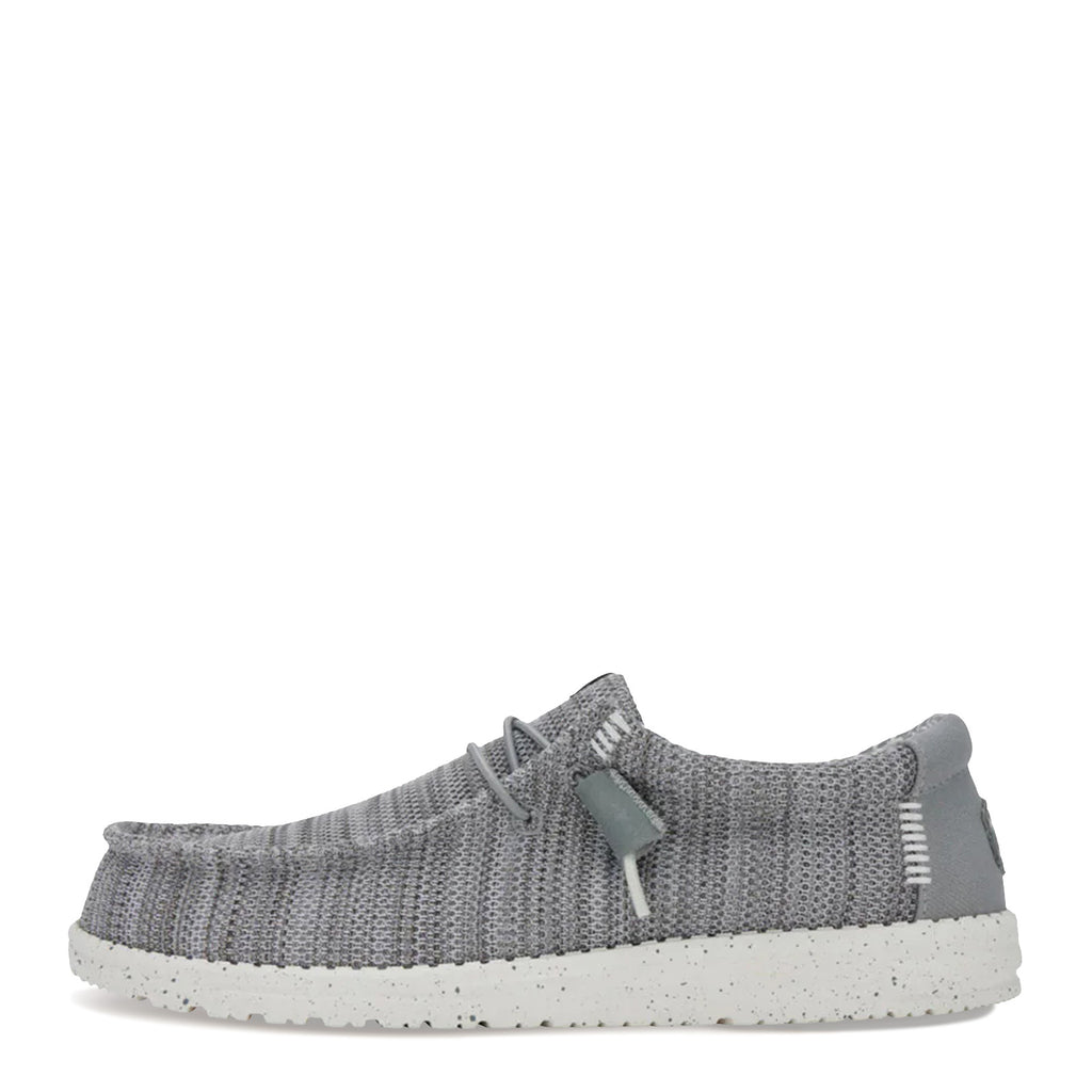 Men's Hey Dude Wally Stretch Sox Slip-On GREY 41898-030