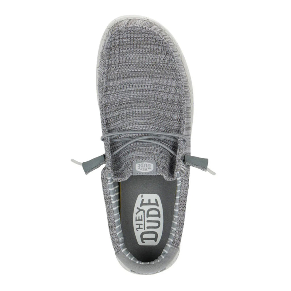 Men's Hey Dude Wally Stretch Sox Slip-On GREY 41898-030