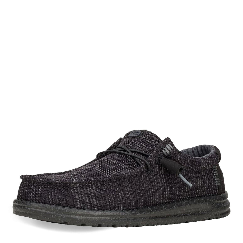 Men's Hey Dude Wally Stretch Sox Slip-On SOLID BLACK 41898-060