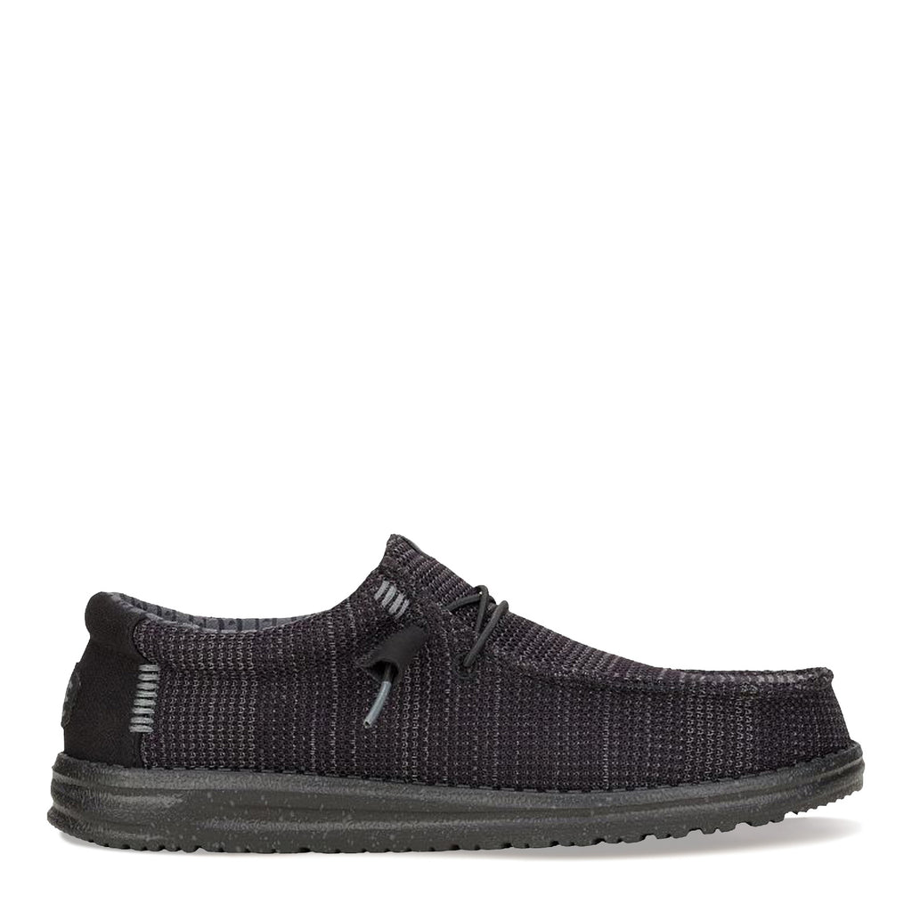 Men's Hey Dude Wally Stretch Sox Slip-On SOLID BLACK 41898-060