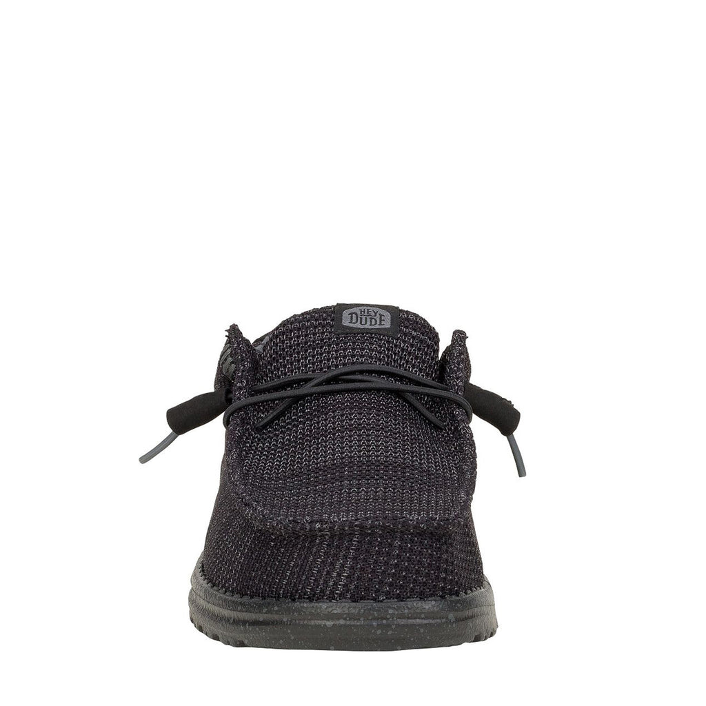 Men's Hey Dude Wally Stretch Sox Slip-On SOLID BLACK 41898-060