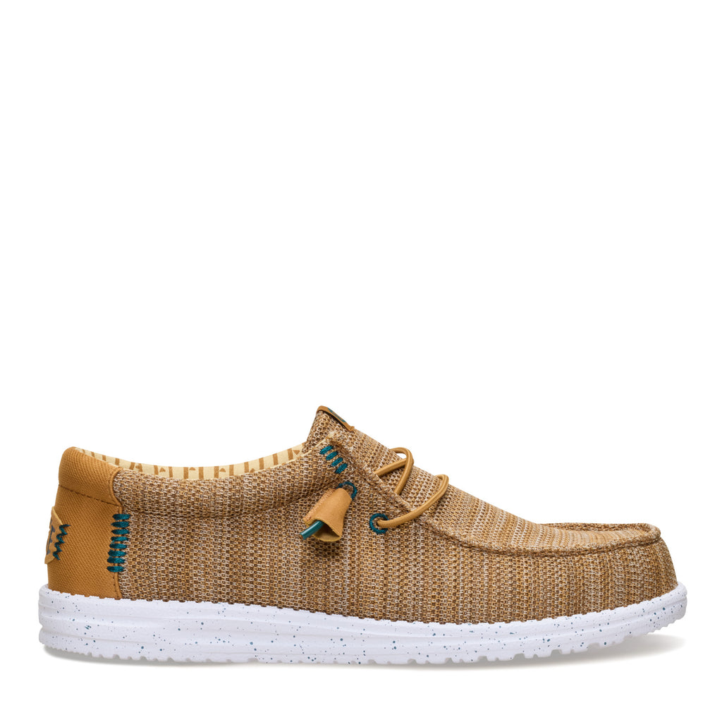 Men's Hey Dude Wally Stretch Sox Slip-On BONE BROWN 41898-2LI