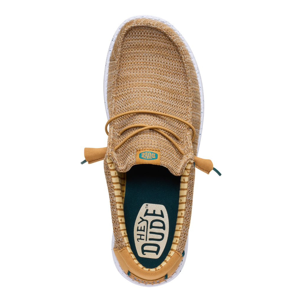 Men's Hey Dude Wally Stretch Sox Slip-On BONE BROWN 41898-2LI