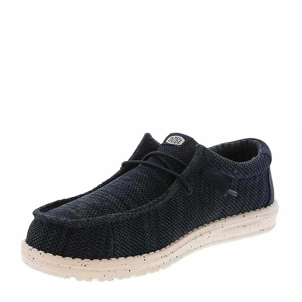 Men's Hey Dude Wally Stretch Sox Slip-On NAVY 41898-410
