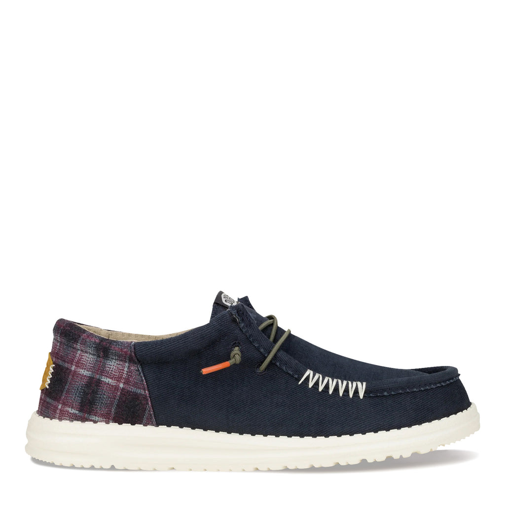 Men's Hey Dude Wally Funk Waffle Slip-On NAVY RED 42160-661