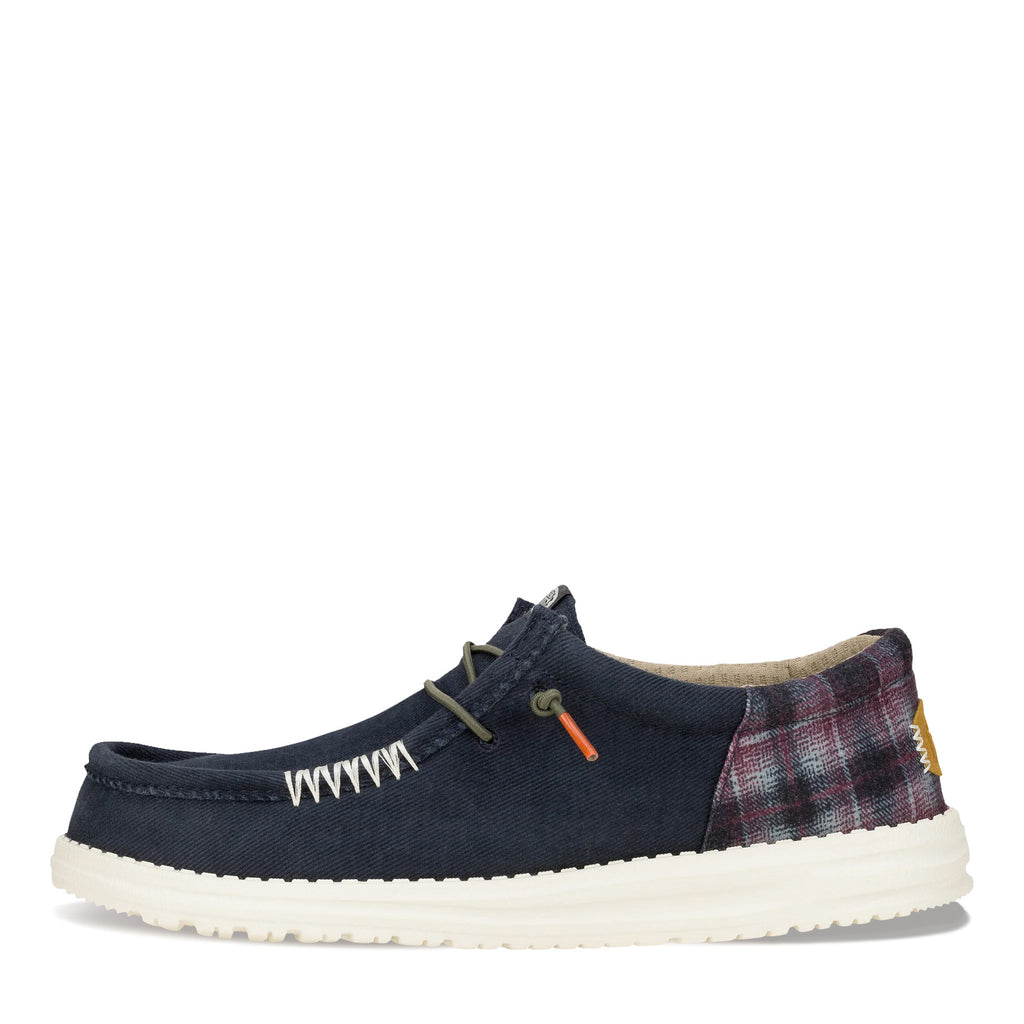 Men's Hey Dude Wally Funk Waffle Slip-On NAVY RED 42160-661