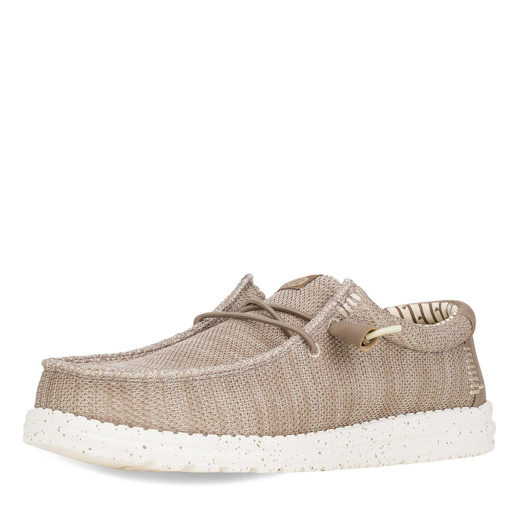 Men's Hey Dude Wally Stretch Mesh Slip-On - Wide Width TAN 42660-265