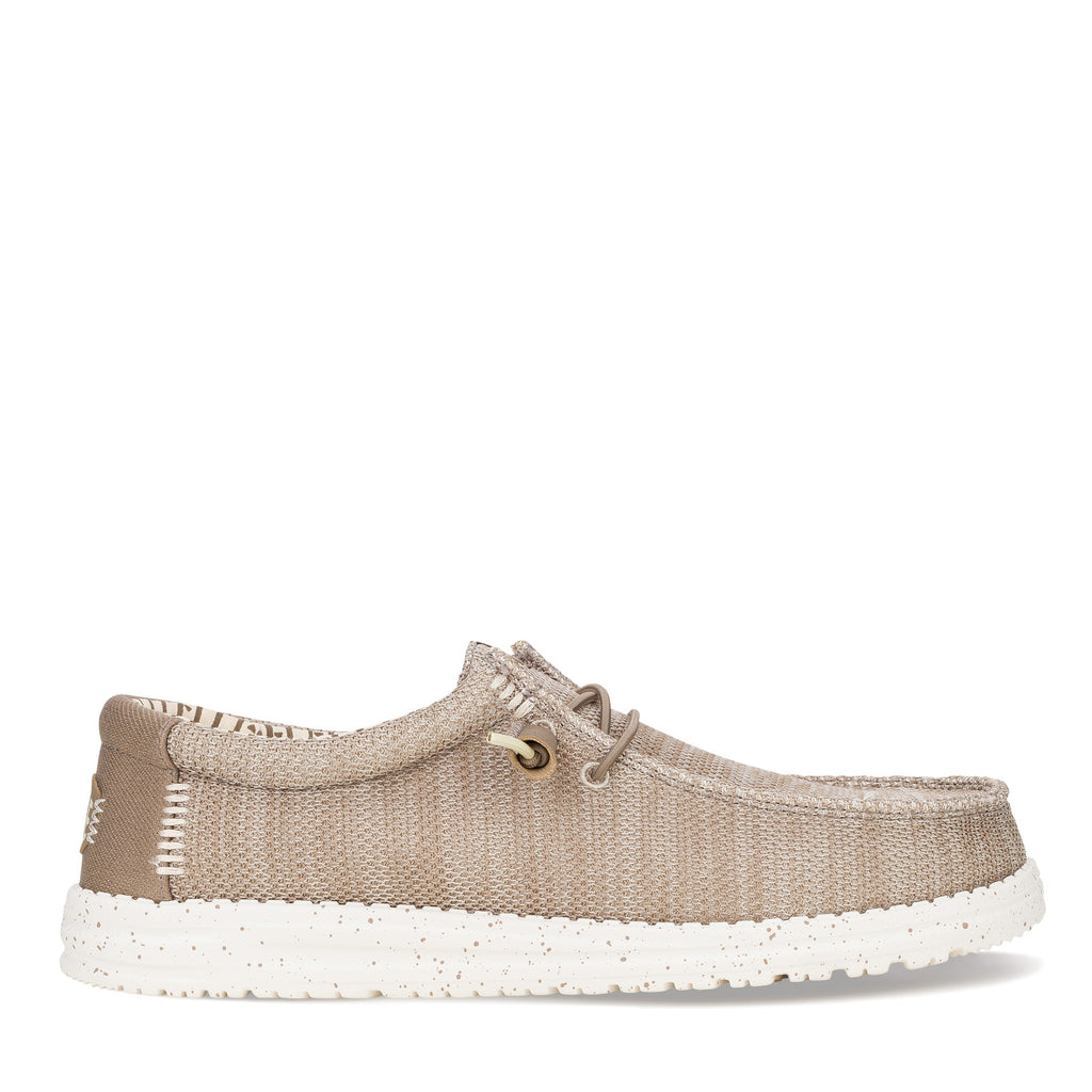 Men's Hey Dude Wally Stretch Mesh Slip-On - Wide Width TAN 42660-265