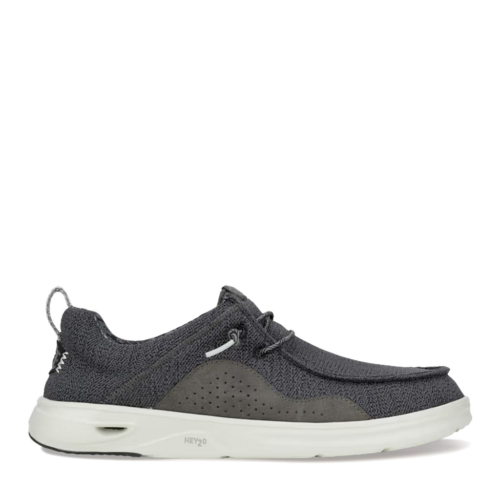 Men's Hey Dude Wally H2O Mesh Slip-On BLACK/MONUMENT GREY 43145-0NU