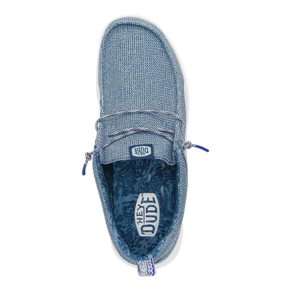 Men's Hey Dude Wally H2O Mesh Slip-On SARGASSO BLUE 43145-4VW