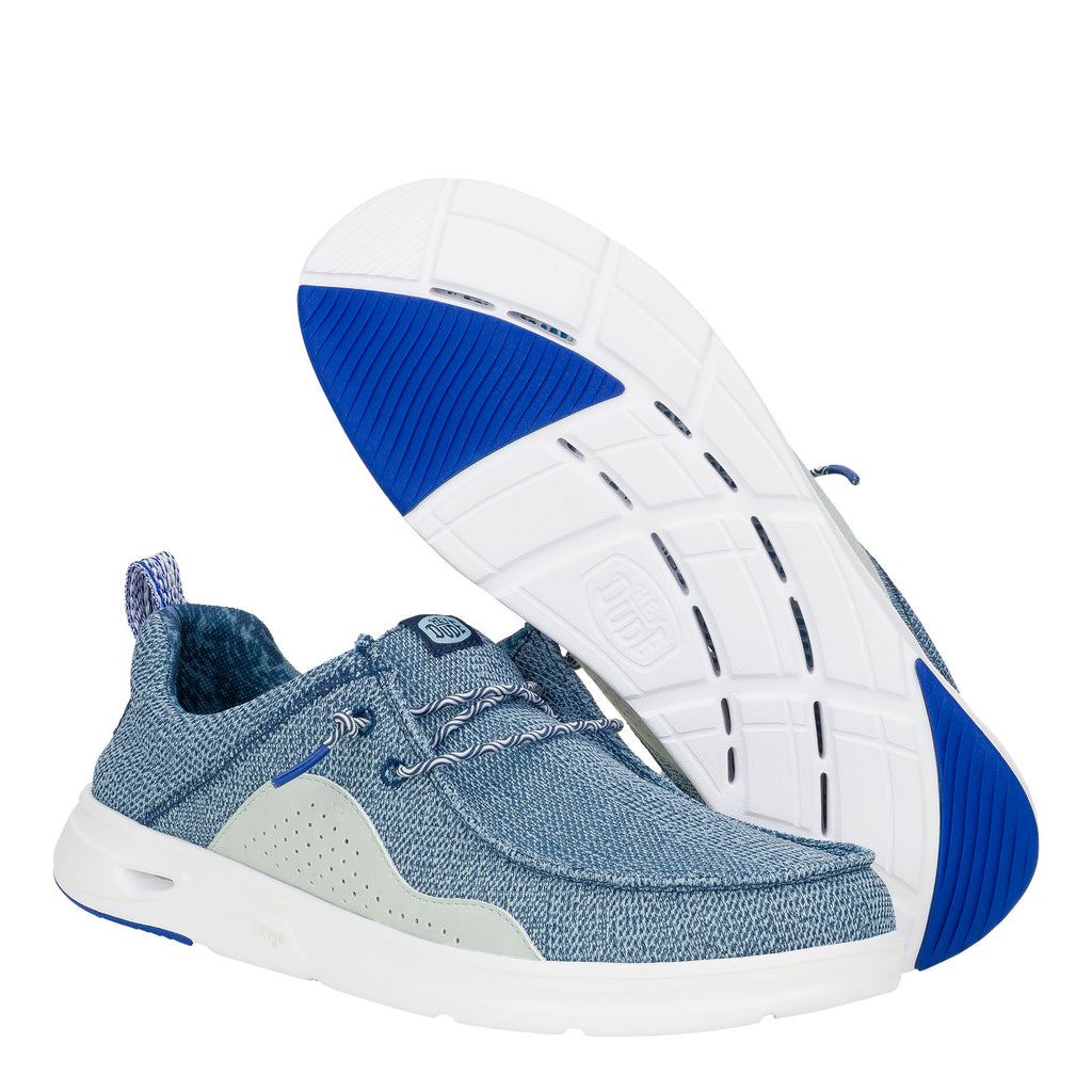 Men's Hey Dude Wally H2O Mesh Slip-On SARGASSO BLUE 43145-4VW