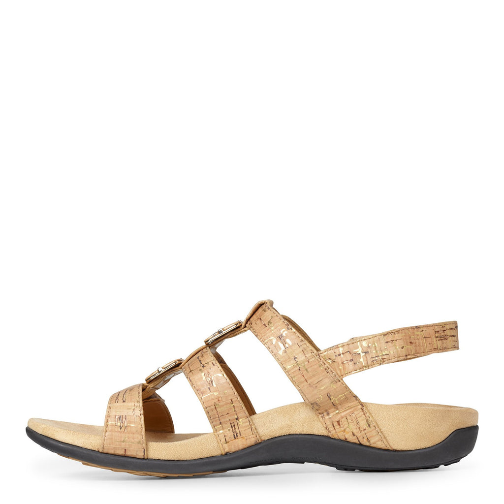 Women's Vionic Amber Sandal GOLD CORK 44AMBER-GLDCRK