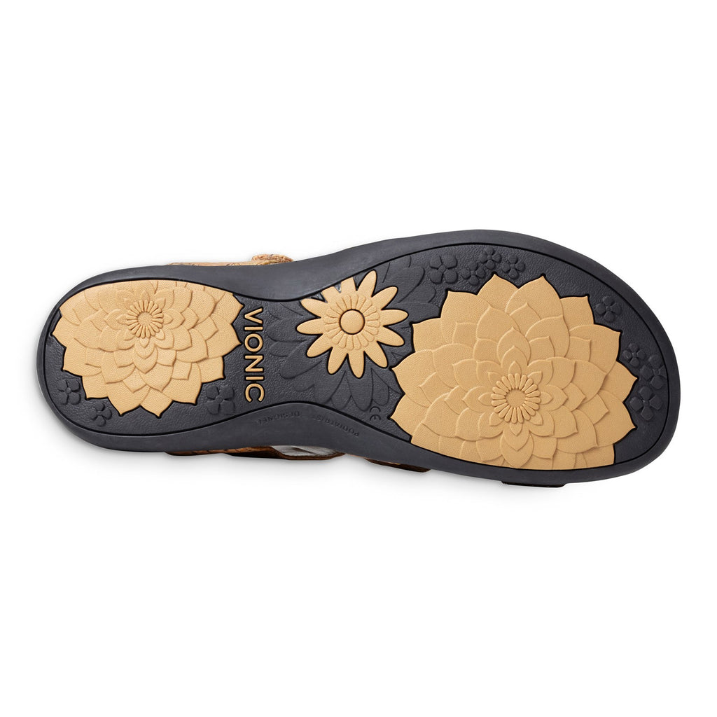 Women's Vionic Amber Sandal GOLD CORK 44AMBER-GLDCRK