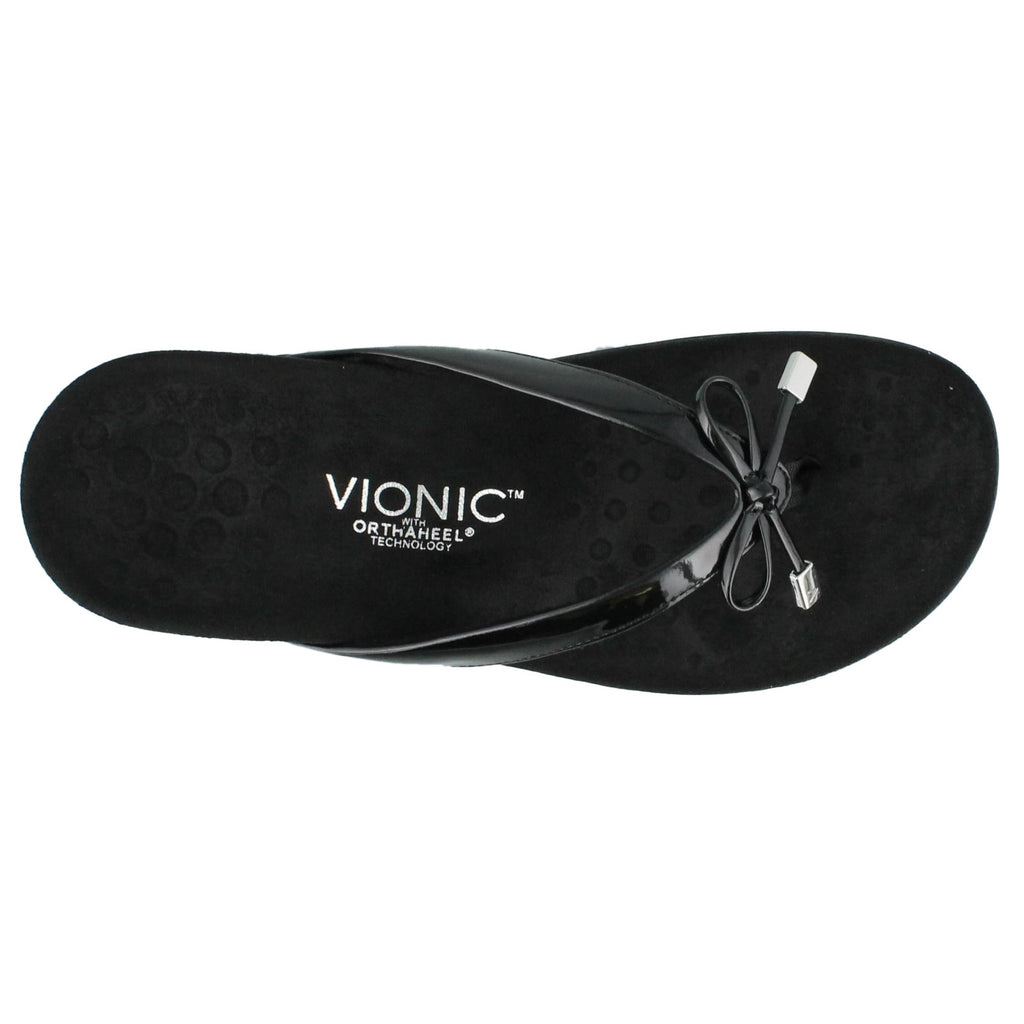 Women's Vionic Bella II Sandal BLACK PATENT 44BELLAII-BLK