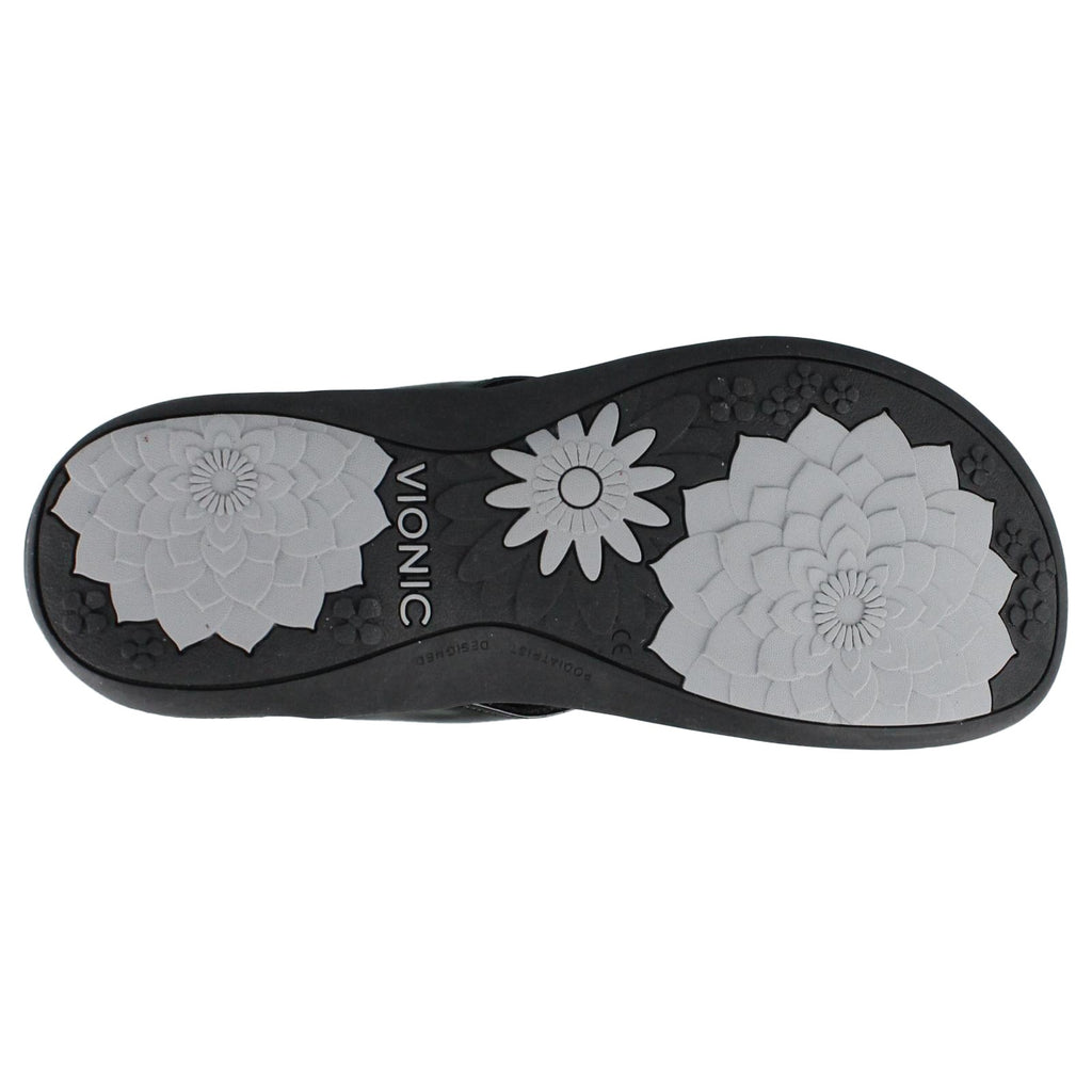 Women's Vionic Bella II Sandal BLACK PATENT 44BELLAII-BLK