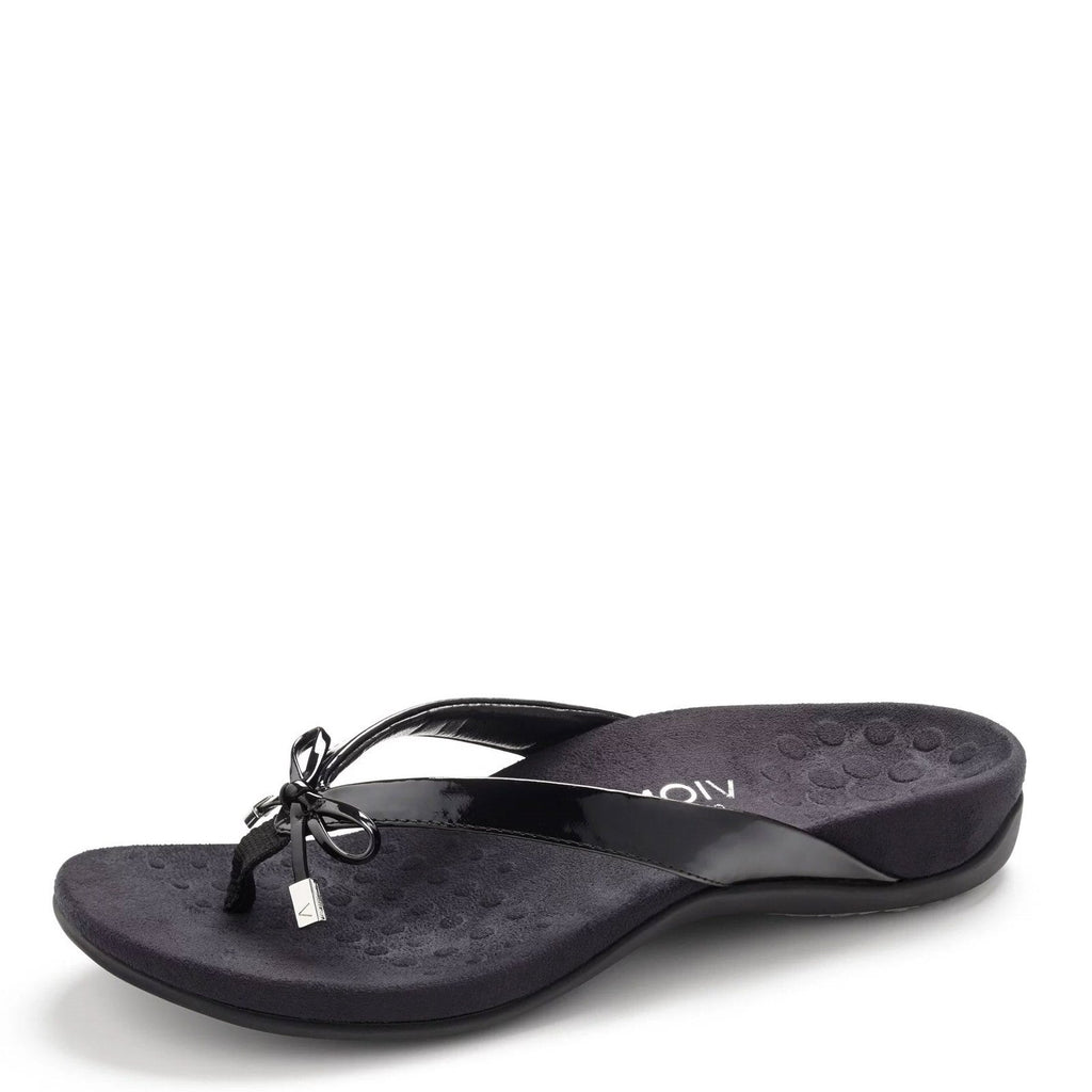 Women's Vionic Bella II Sandal BLACK PATENT 44BELLAII-BLK