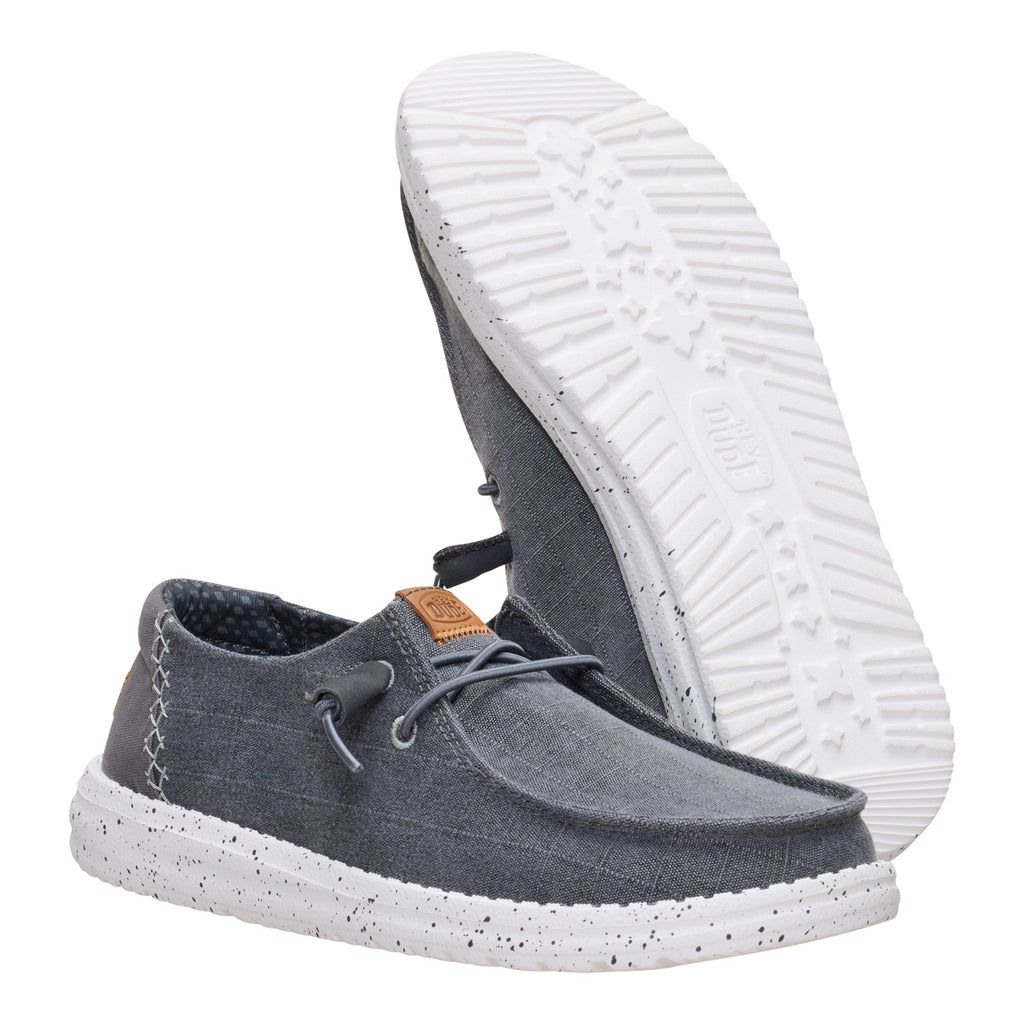 Women's Hey Dude Wendy Slip-On CHARCOAL GRID 45187-025