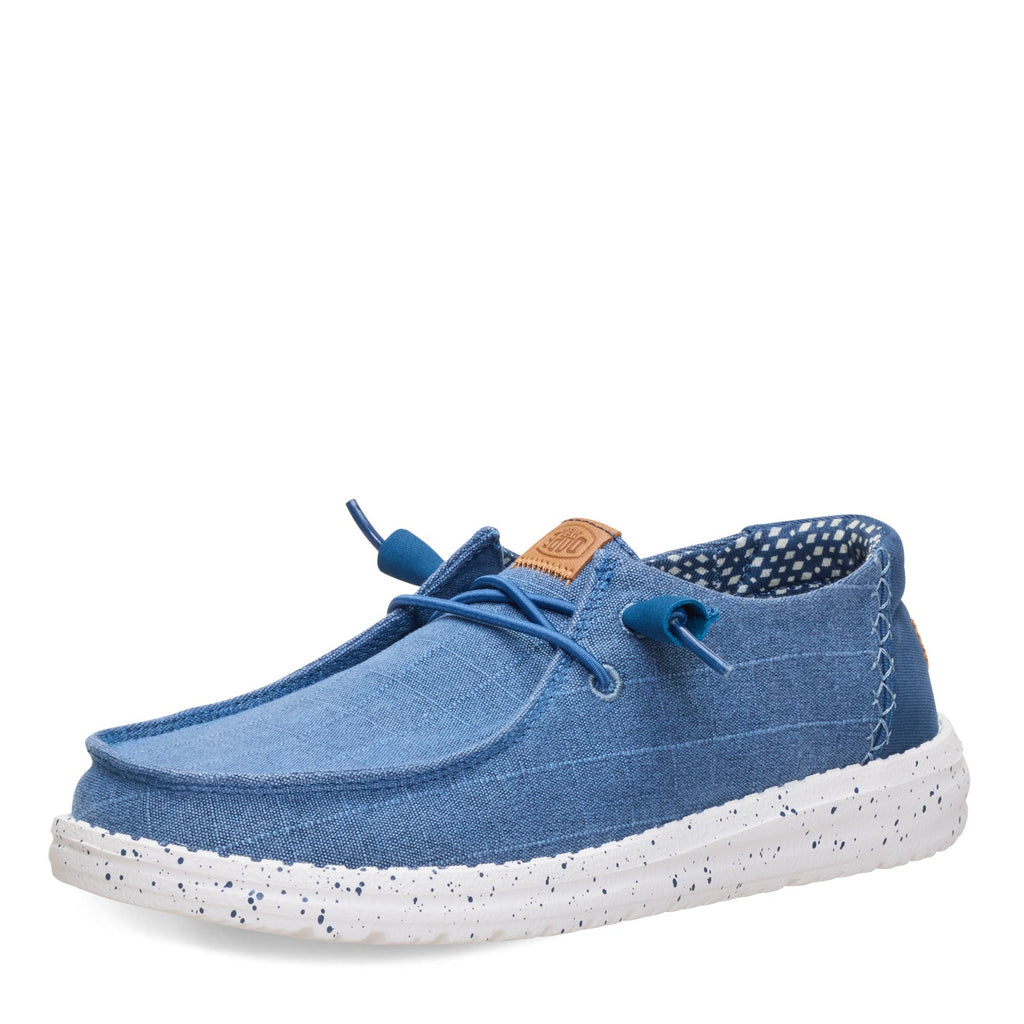 Women's Hey Dude Wendy Slip-On CHAMBRAY GRID 45187-4ZV