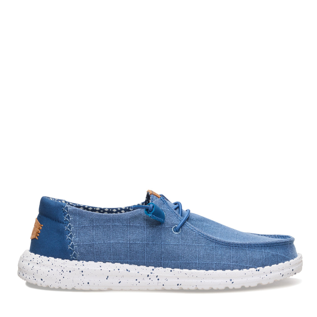 Women's Hey Dude Wendy Slip-On CHAMBRAY GRID 45187-4ZV