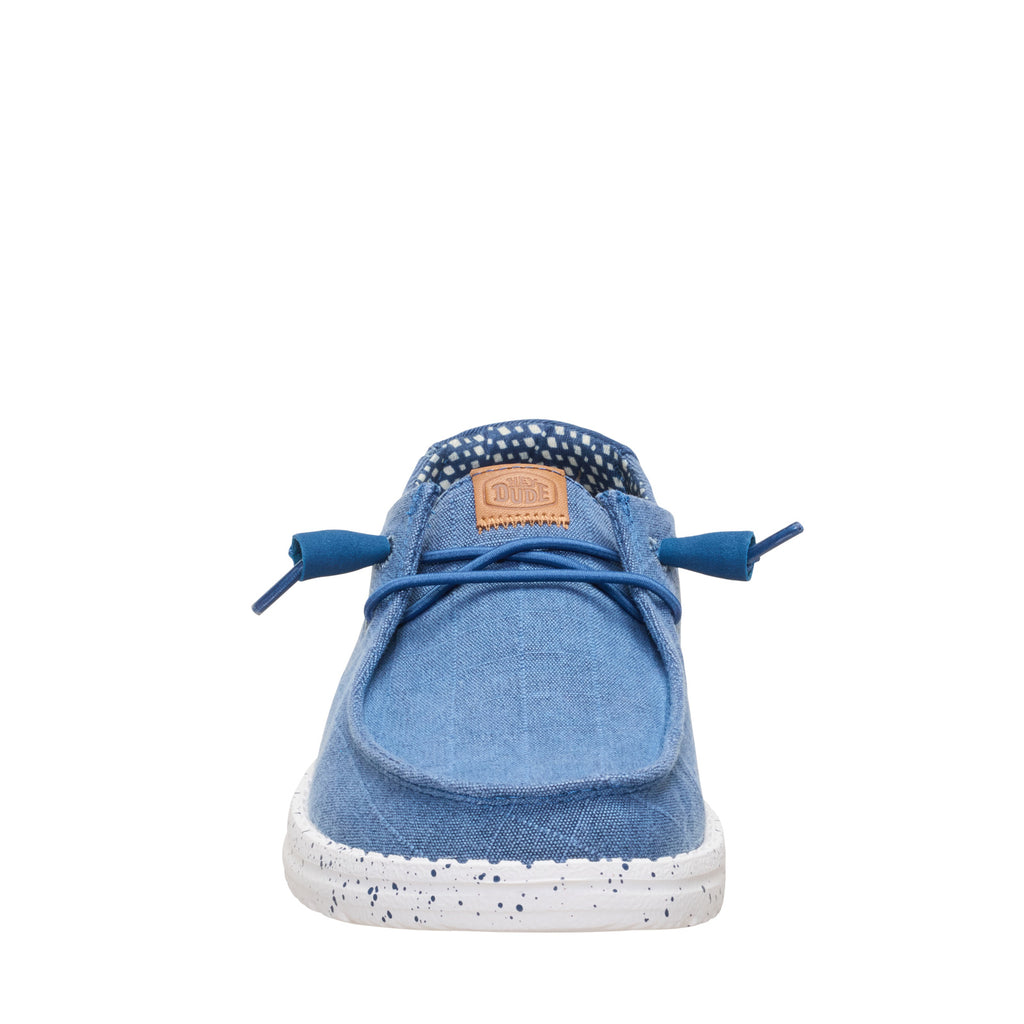 Women's Hey Dude Wendy Slip-On CHAMBRAY GRID 45187-4ZV