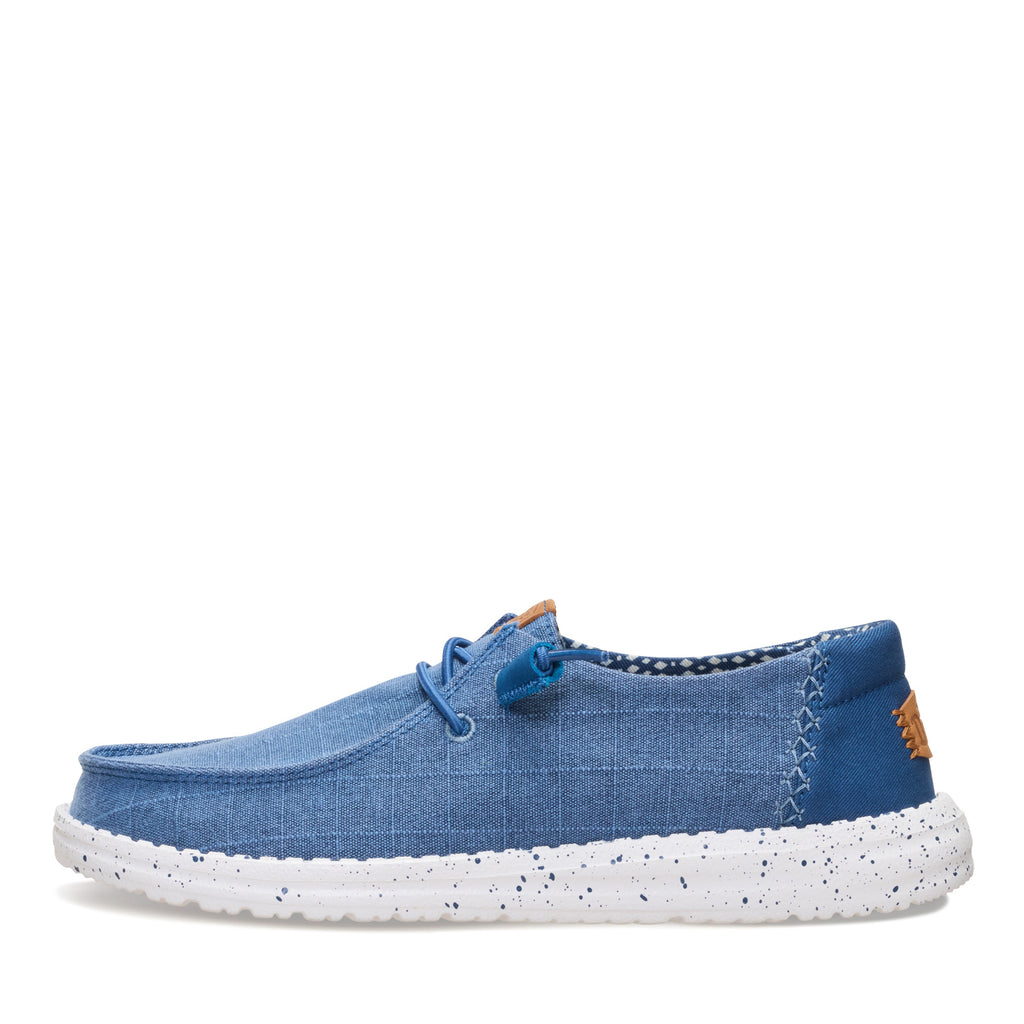 Women's Hey Dude Wendy Slip-On CHAMBRAY GRID 45187-4ZV