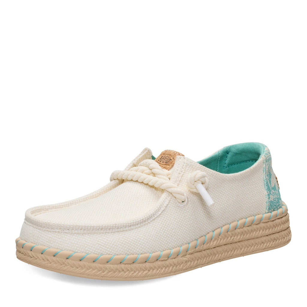 Women's Hey Dude Wendy Espadrille Slip-On HIBISCUS EGRET 45237-0NI