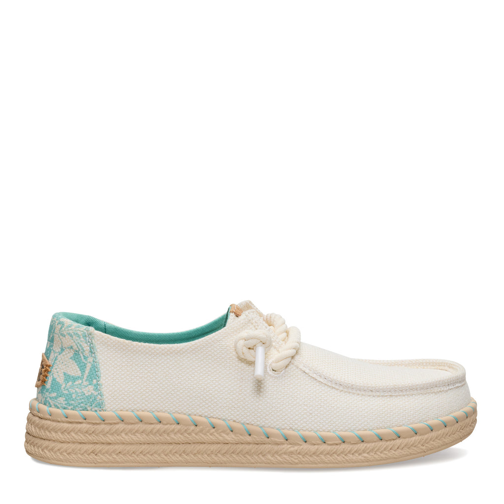 Women's Hey Dude Wendy Espadrille Slip-On HIBISCUS EGRET 45237-0NI