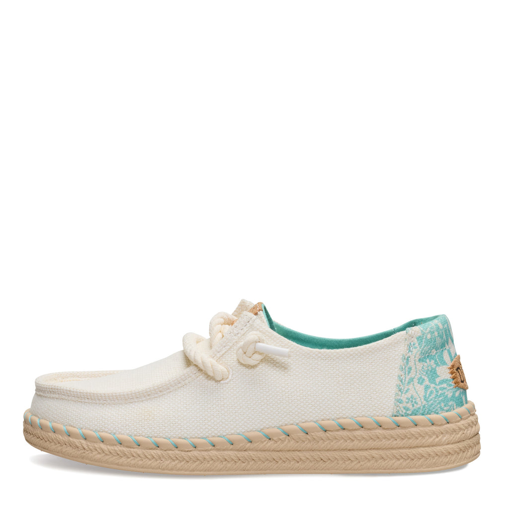 Women's Hey Dude Wendy Espadrille Slip-On HIBISCUS EGRET 45237-0NI