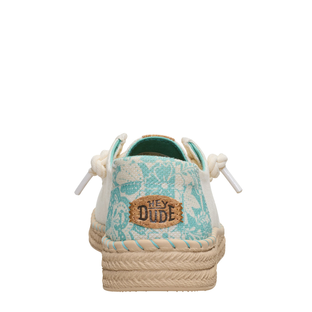 Women's Hey Dude Wendy Espadrille Slip-On HIBISCUS EGRET 45237-0NI