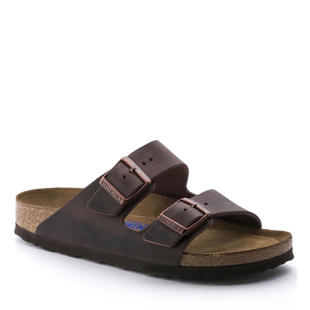 Women's Birkenstock Arizona Soft Footbed Sandal - Narrow Fit HABANA BROWN 452763 N