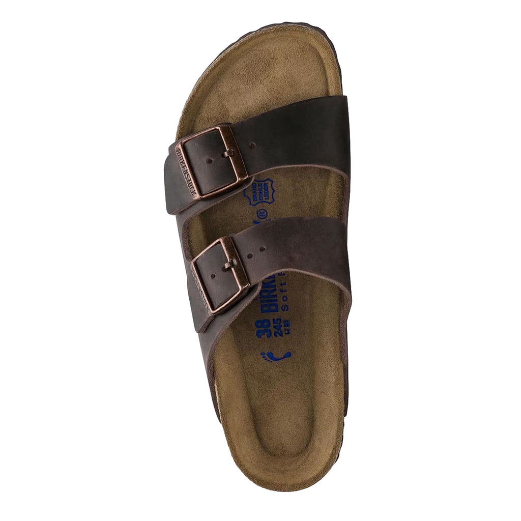 Women's Birkenstock Arizona Soft Footbed Sandal - Narrow Fit HABANA BROWN 452763 N