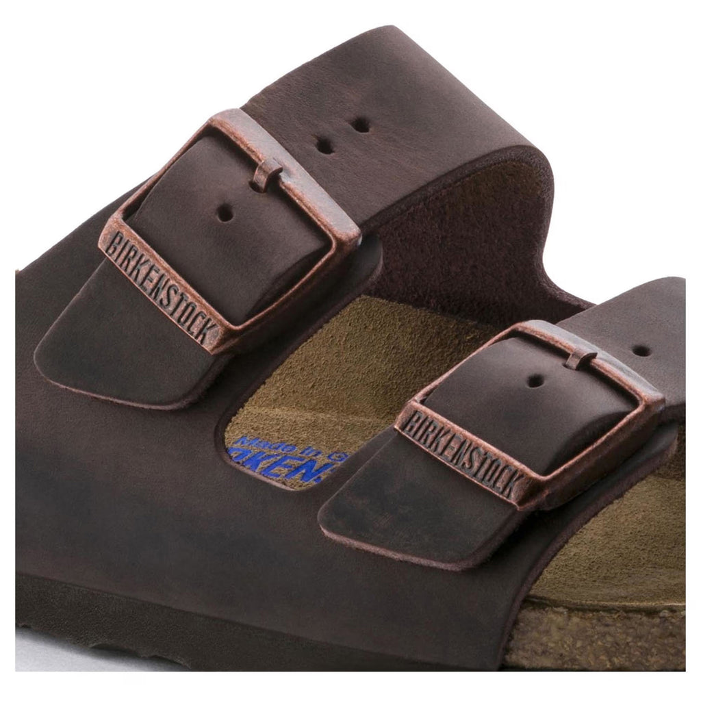 Women's Birkenstock Arizona Soft Footbed Sandal - Narrow Fit HABANA BROWN 452763 N
