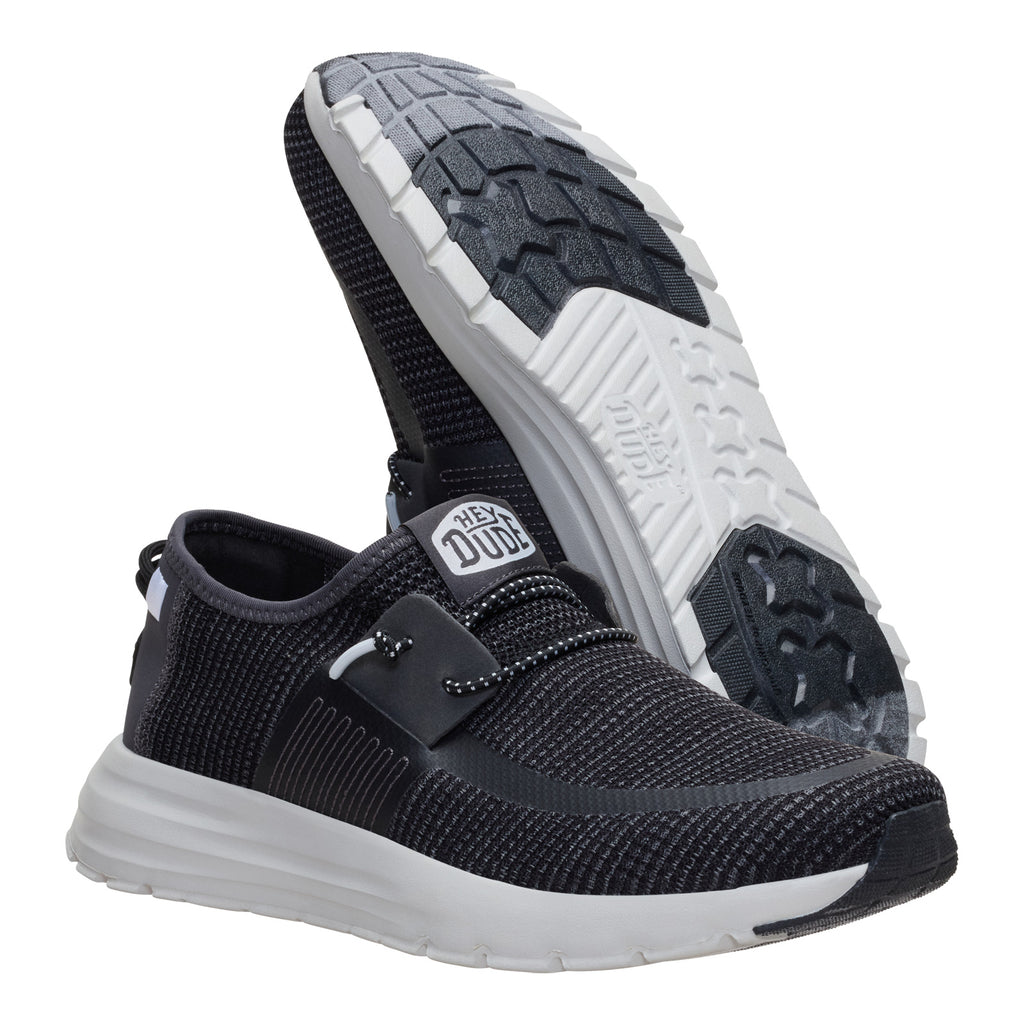 Men's Hey Dude Sirocco Stretch Sox Sneaker BLACK MULTI 45420-0C4