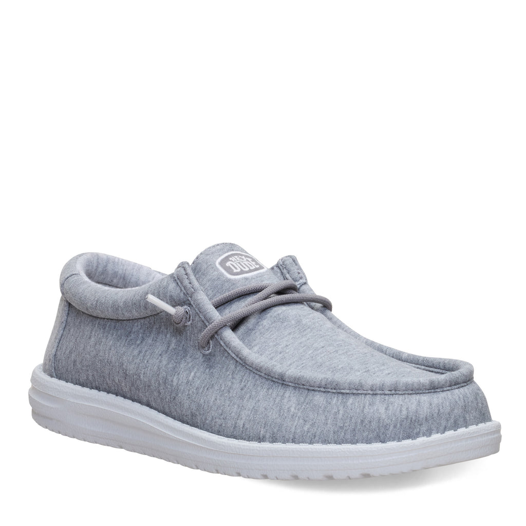 Men's Hey Dude Wally Stretch Slip-On GREY JERSEY 45433-030