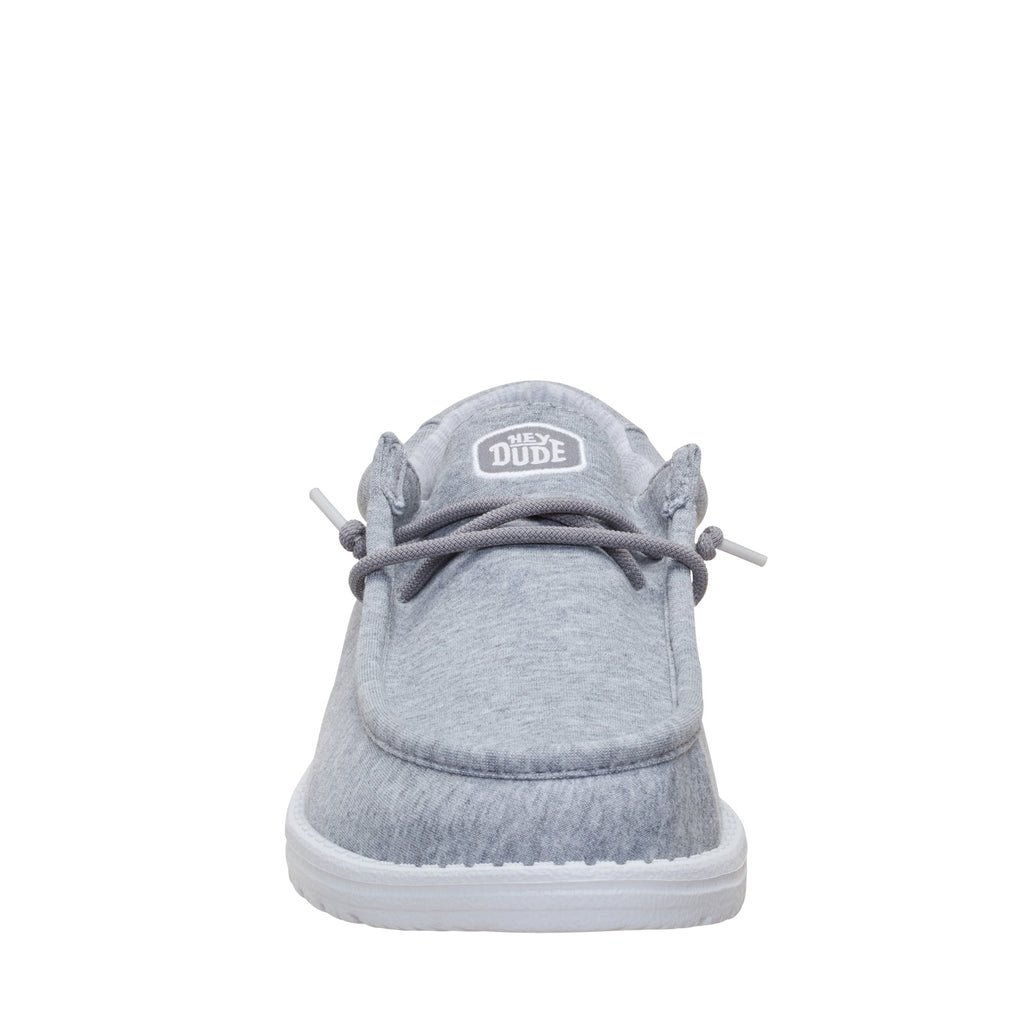 Men's Hey Dude Wally Stretch Slip-On GREY JERSEY 45433-030