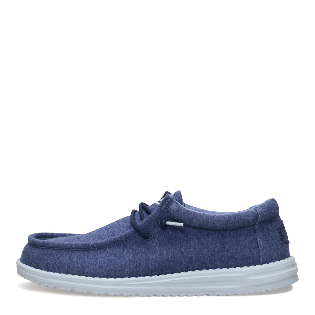 Men's Hey Dude Wally Stretch Slip-On NAVY JERSEY 45433-410
